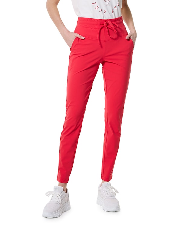 Travel sporty trouser broek rood