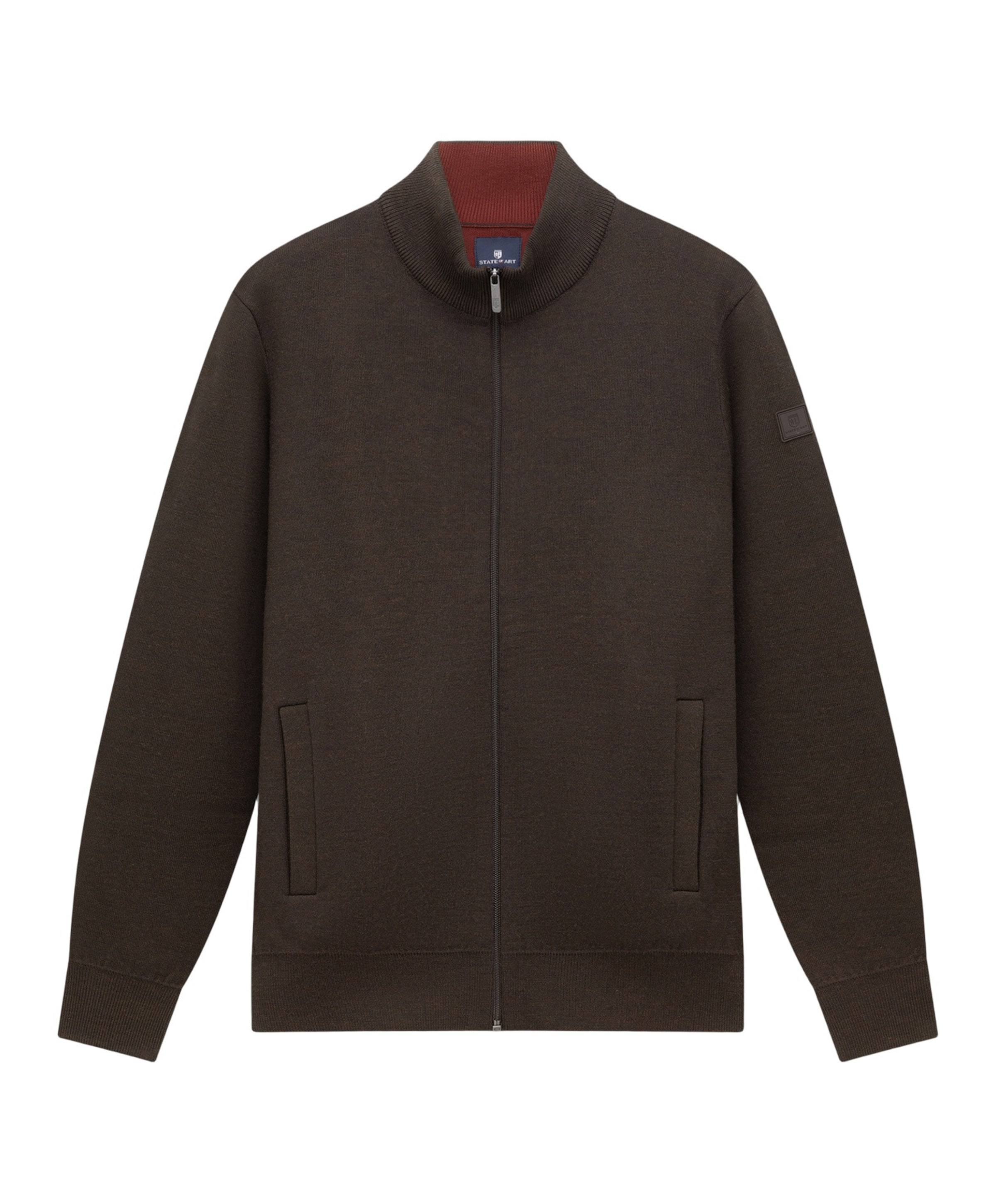 Heren vest bruin