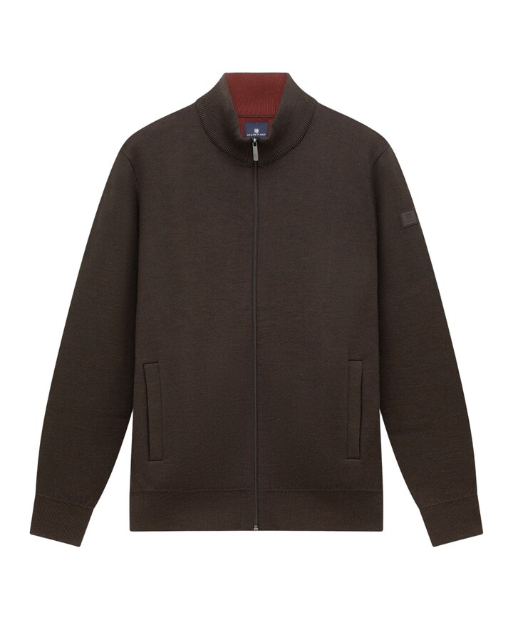 Heren vest bruin