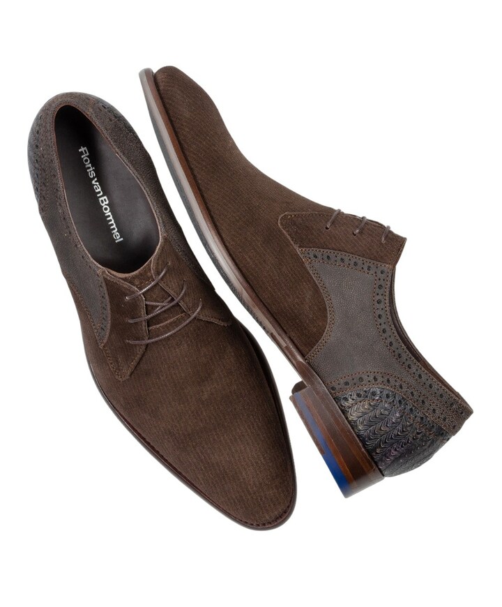 heren veterschoenen bruin