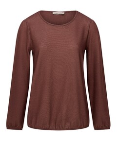 Dames top bruin