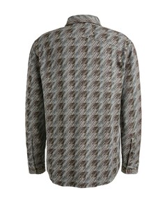 Overhemd lange mouw grijs