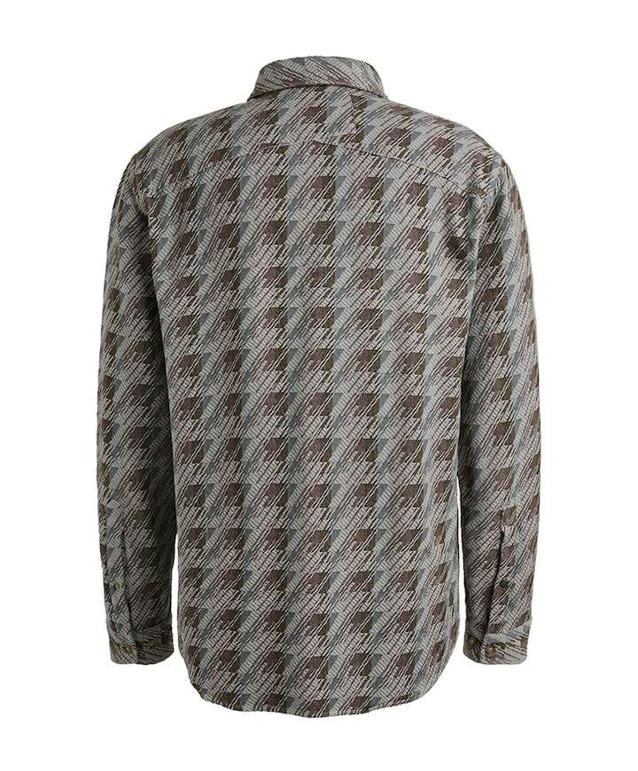 Overhemd lange mouw grijs