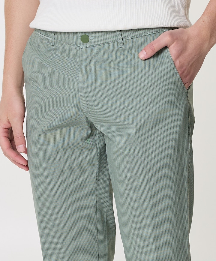 Luxury Comfort Chino heren broek groen