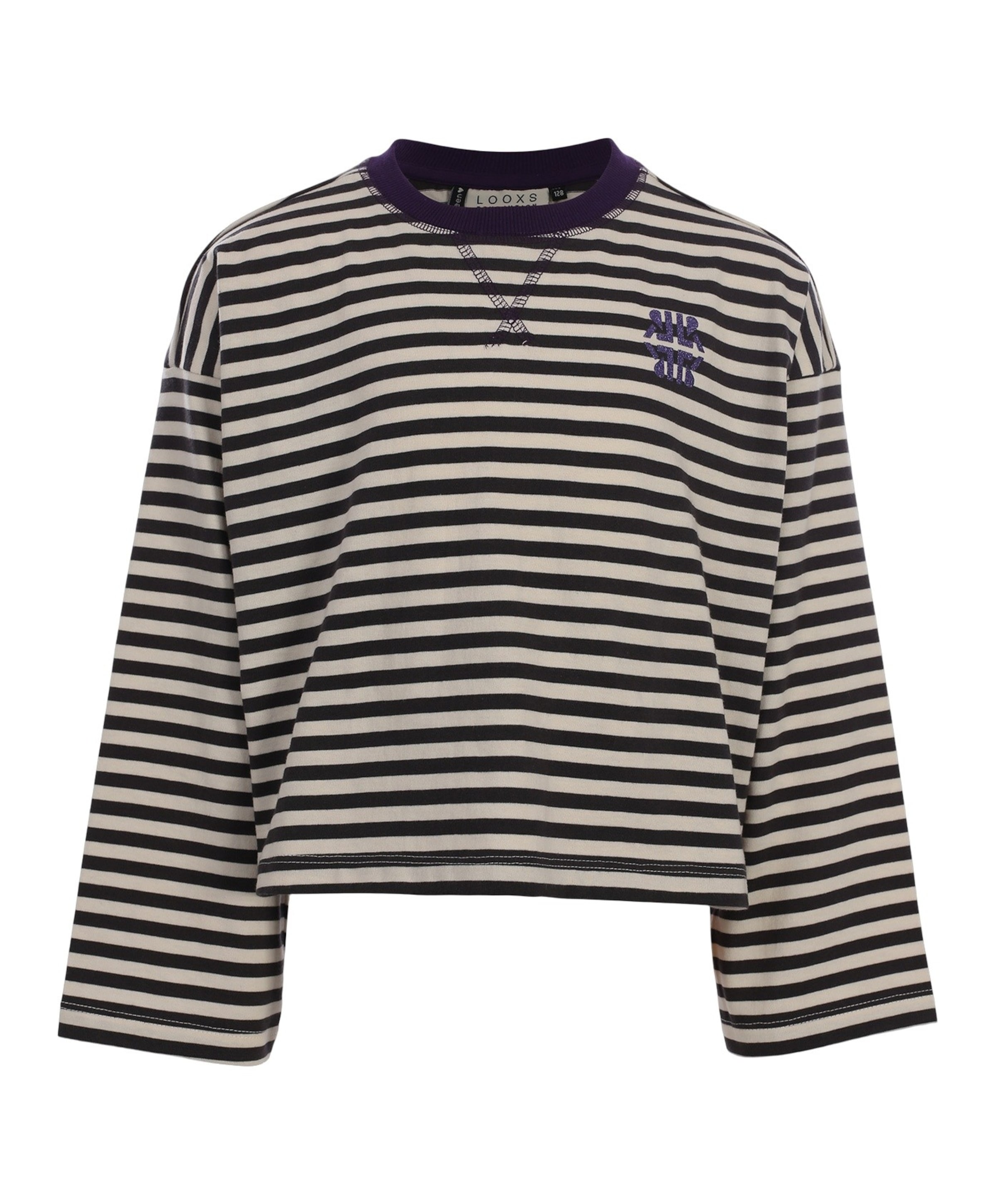 Meisjes longsleeve grijs