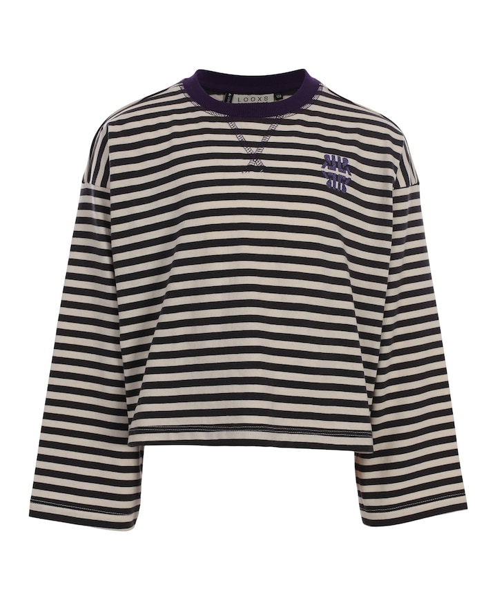 Meisjes longsleeve grijs