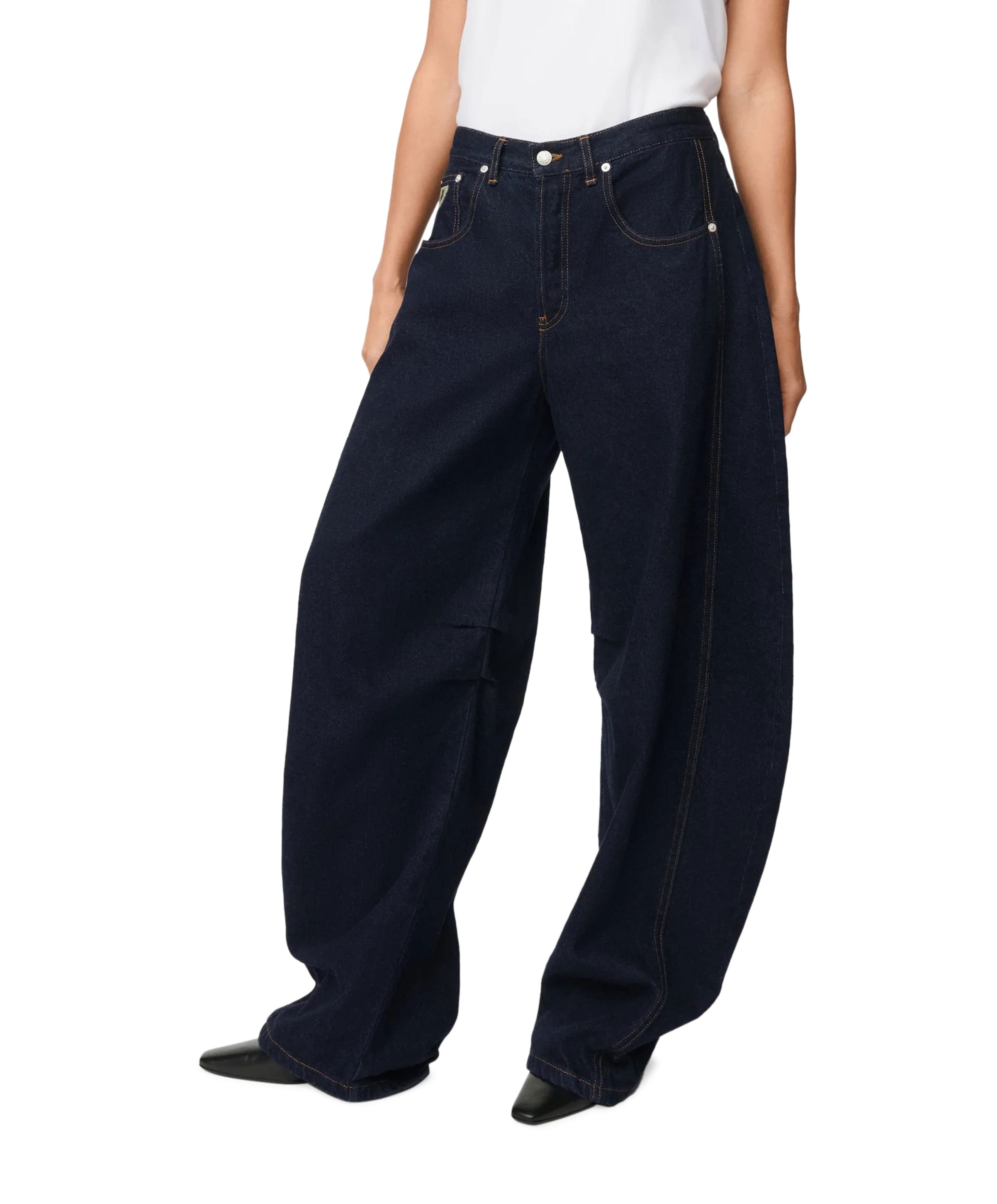 Aliana 8056 Corvette Rinse Goodstuff dames jeans blauw