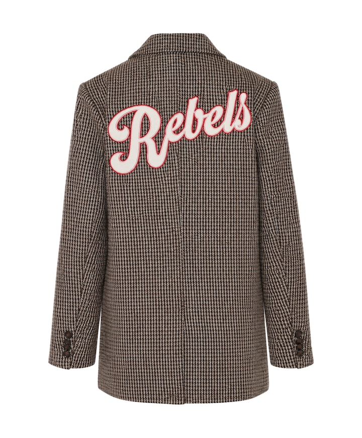Dames blazer bruin