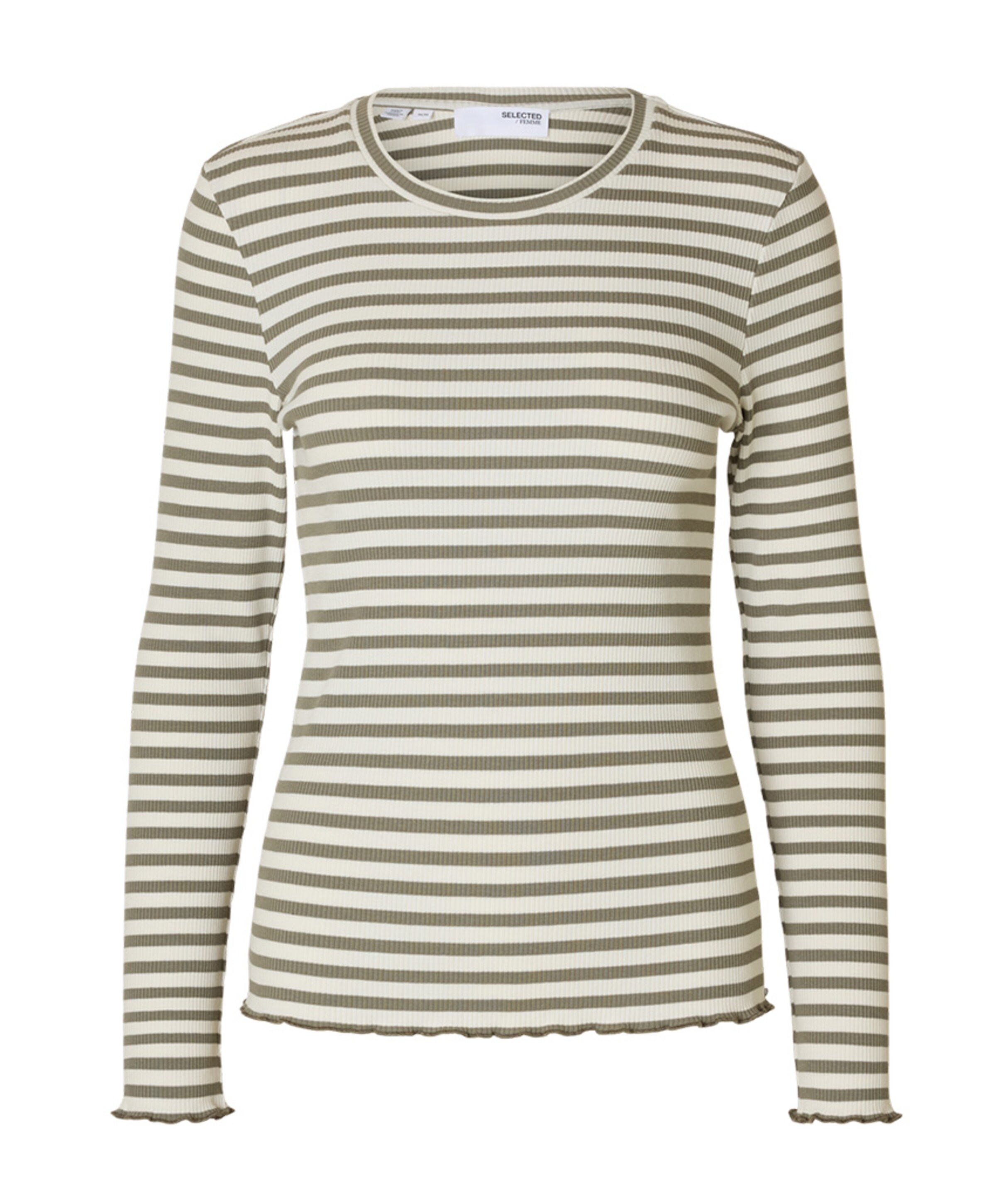 Dames longsleeve groen