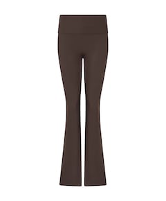 Bruna Flared Legging dames trainingsbroek bruin