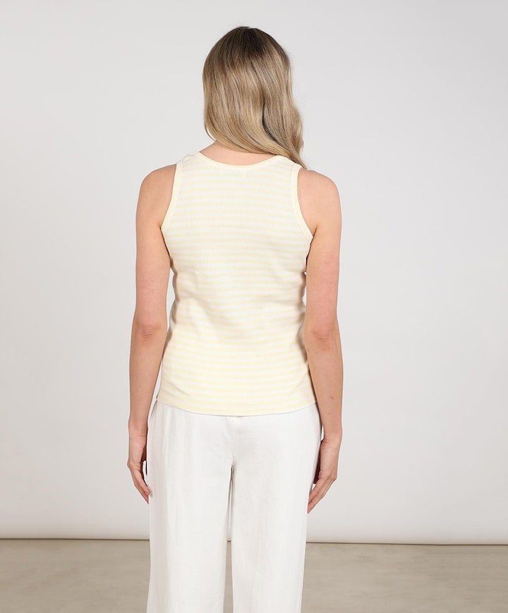 Dames top geel