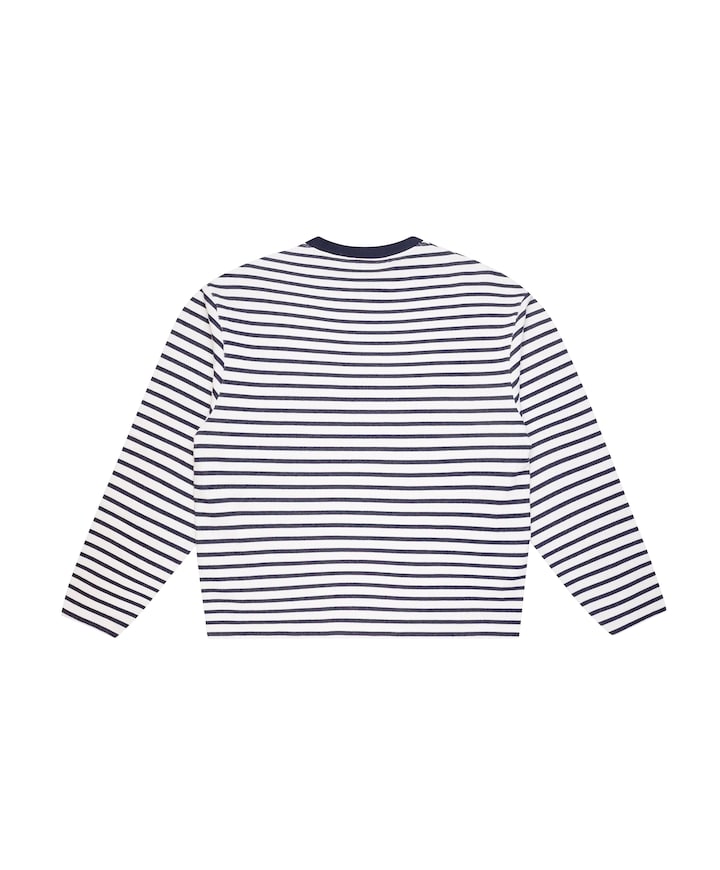 Heren longsleeve blauw