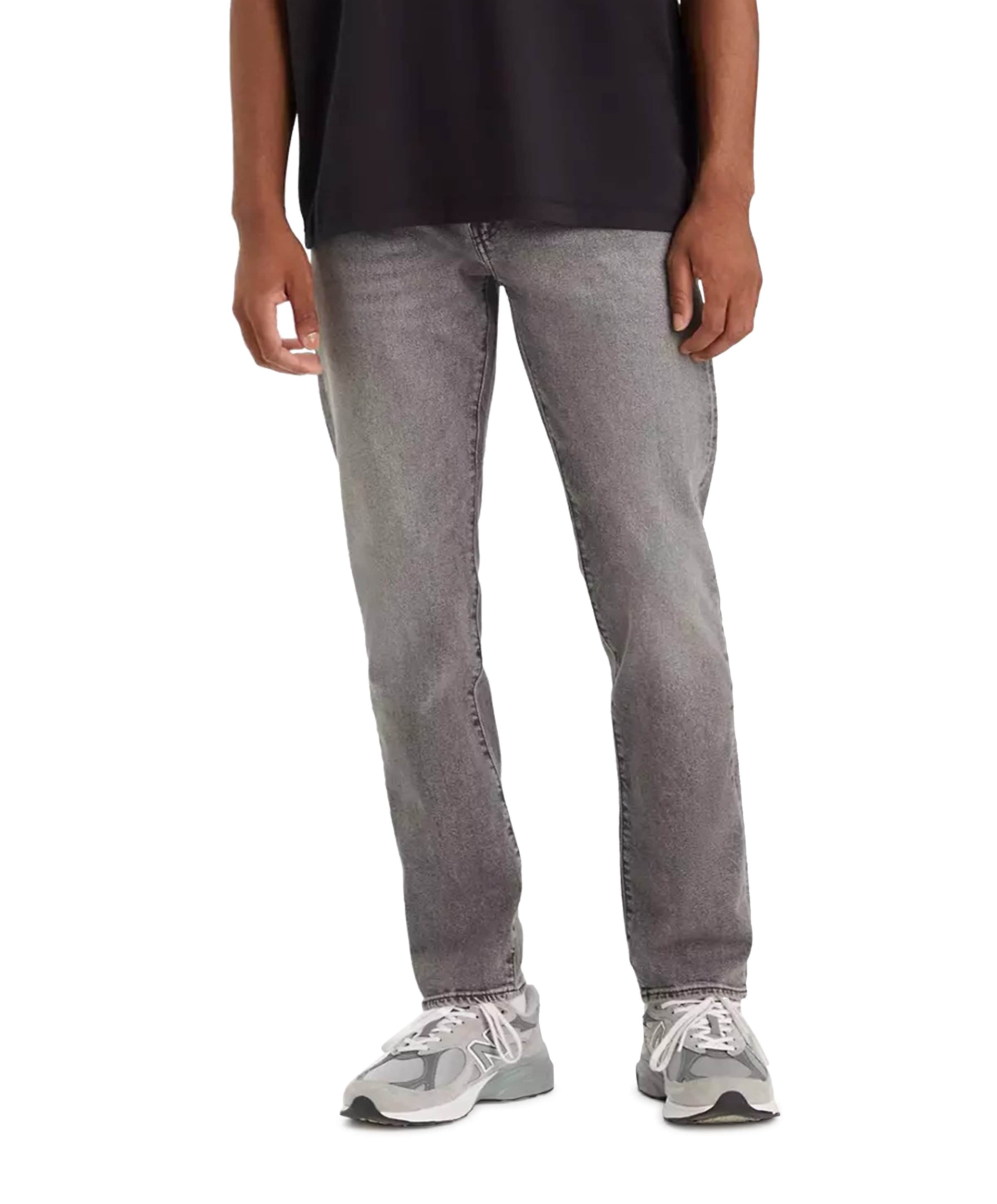 502 Taper heren jeans grijs