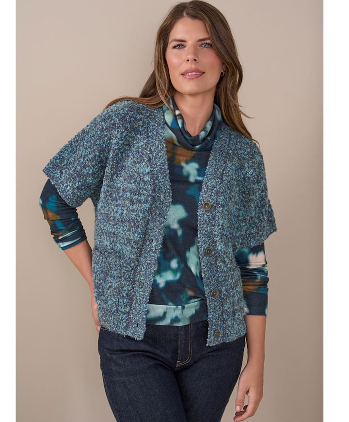 Dames vest groen