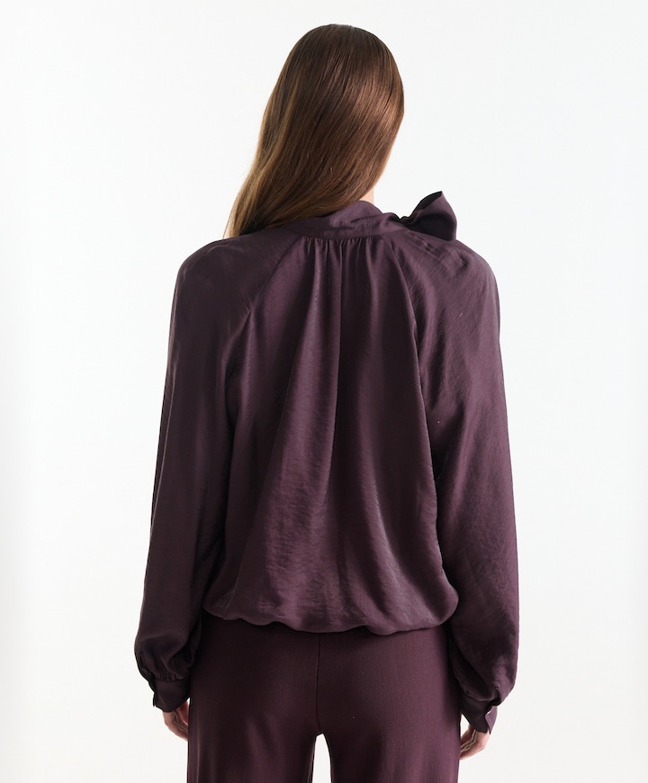 Dames blouse paars