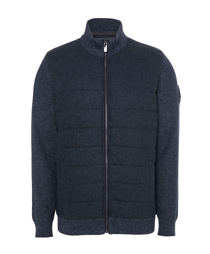 Heren vest grijs