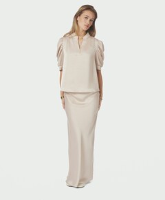 Dames blouse beige