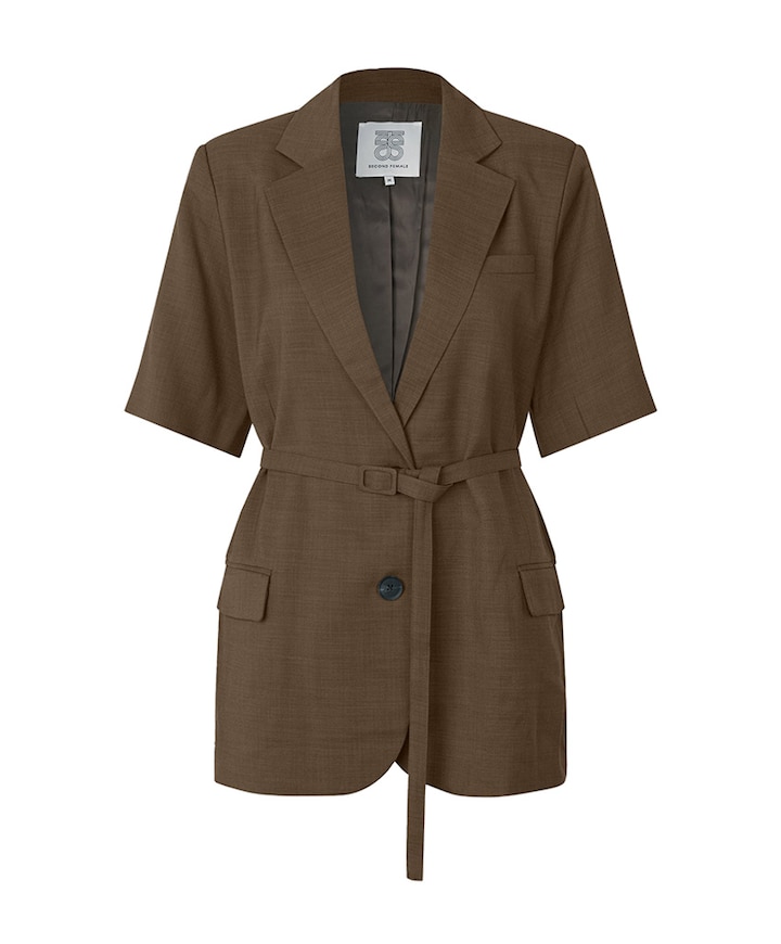Dames blazer groen