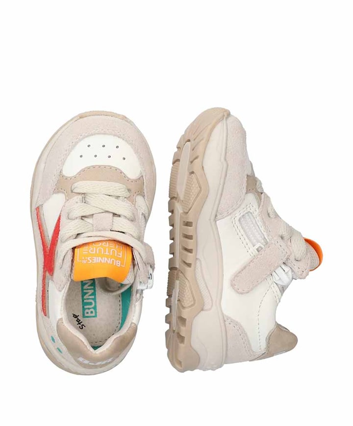 Cleo Chunky jongens sneakers ecru