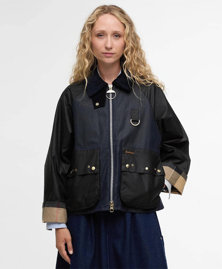Dames jas blauw