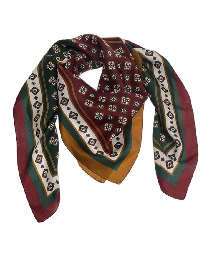 Dames sjaal bordeaux
