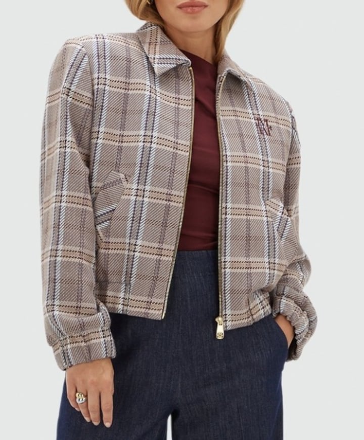 Dames jas beige