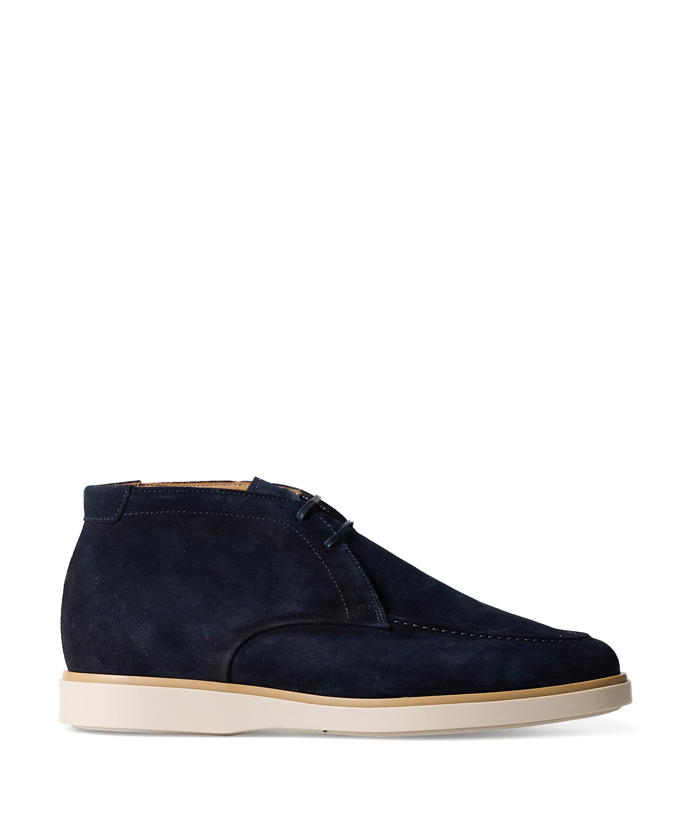 heren veterboots blauw