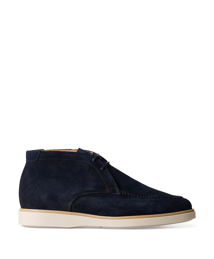heren veterboots blauw