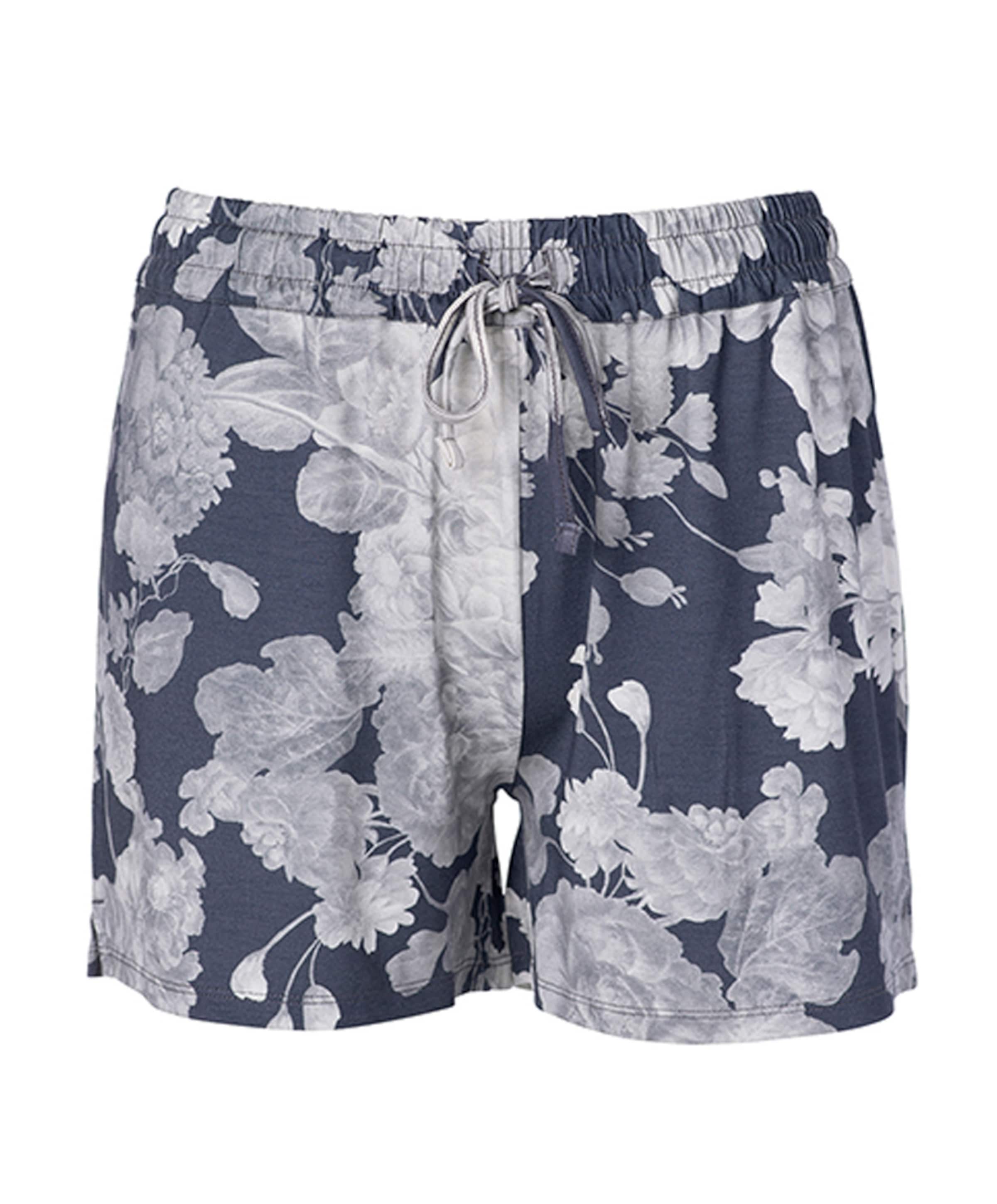 Dames pyjamashort blauw