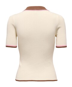 Dames polo ecru