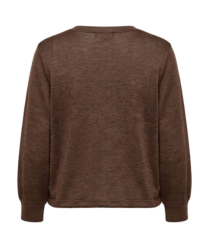 Dames vest bruin