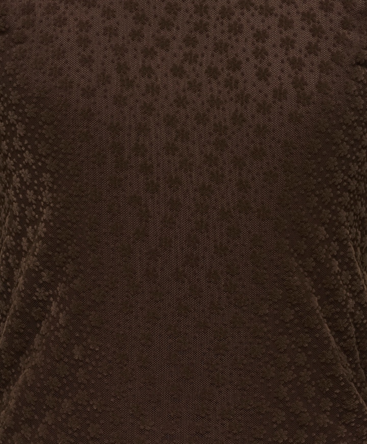 Meisjes longsleeve bruin