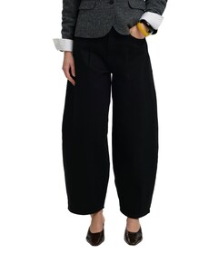 SLWBARREL LOOSE NANET HW dames jeans zwart