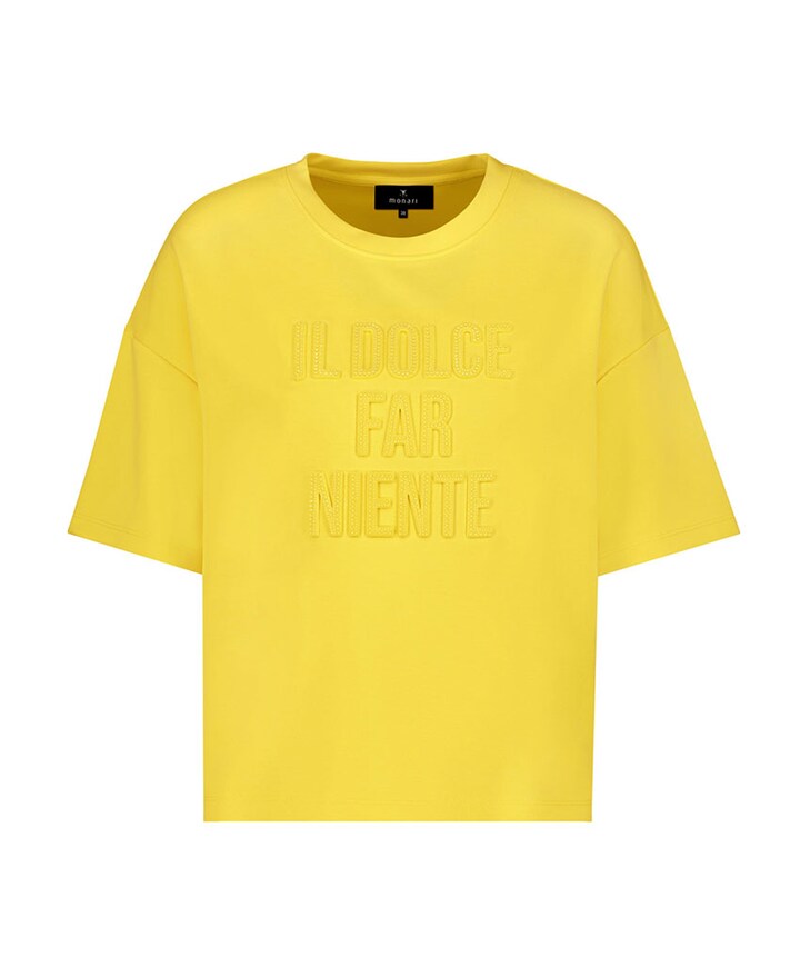 Dames T-shirt geel