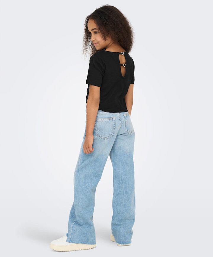 Meisjes t-shirt zwart