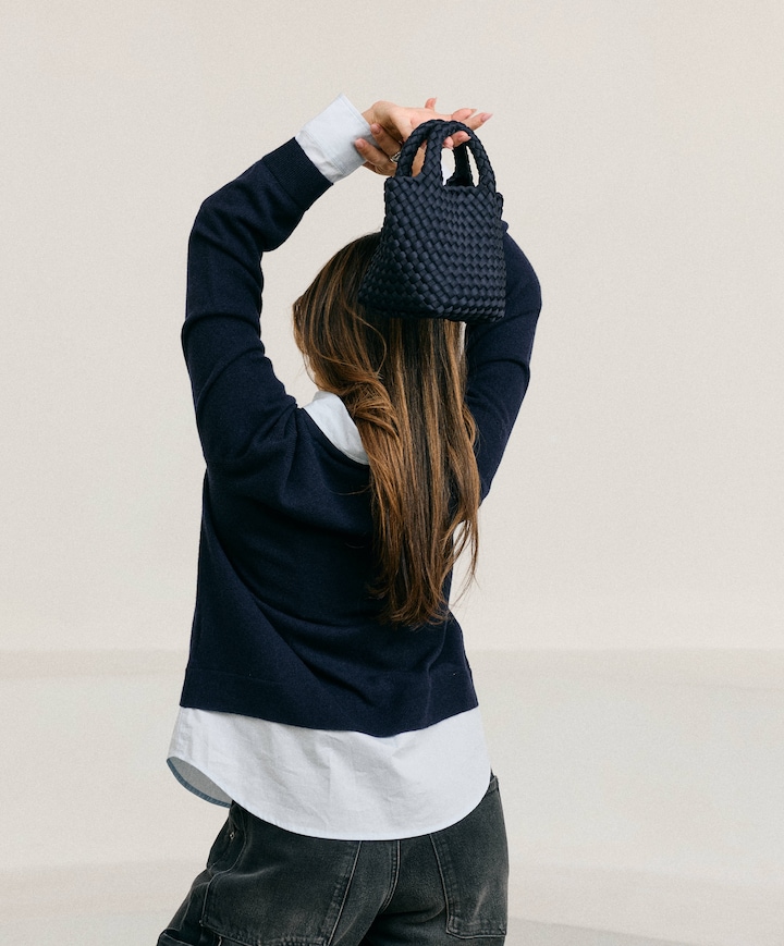 Dames vest blauw