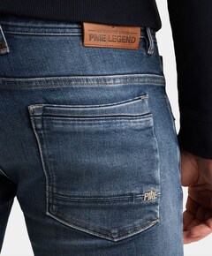 SKYRAK HORIZON MID BLUE heren jeans blauw
