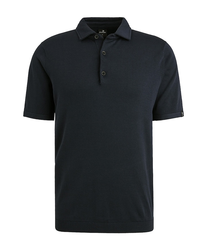 Heren polo blauw