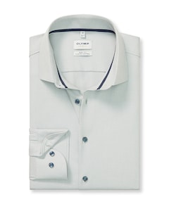 Heren overhemd lange mouw groen