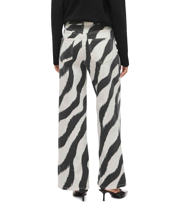 VIFREYA ZEMSA HW WIDE PRINTED jeans ecru