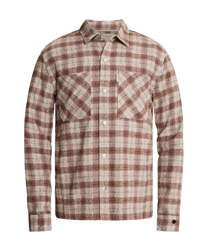 Heren overshirt beige