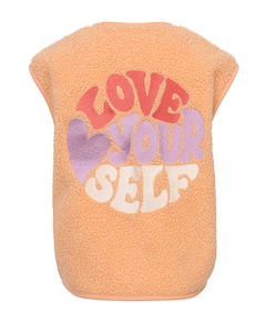 Meisjes gilet oranje