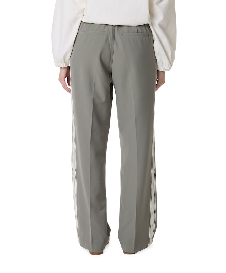 Claudette Palazzo Sidetape L33 dames broek groen