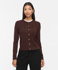 Dames vest bruin