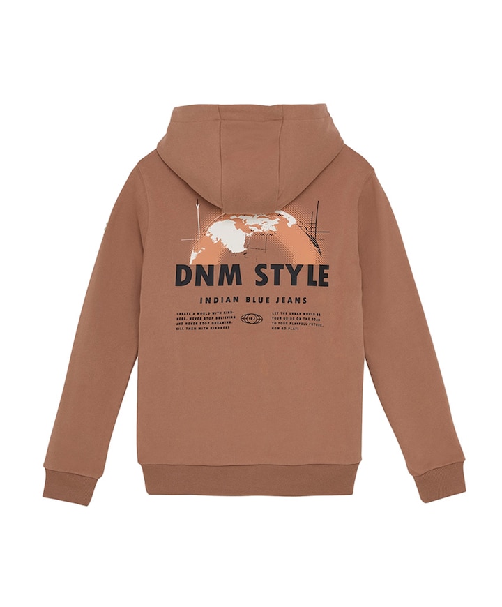 Jongens hoodie bruin