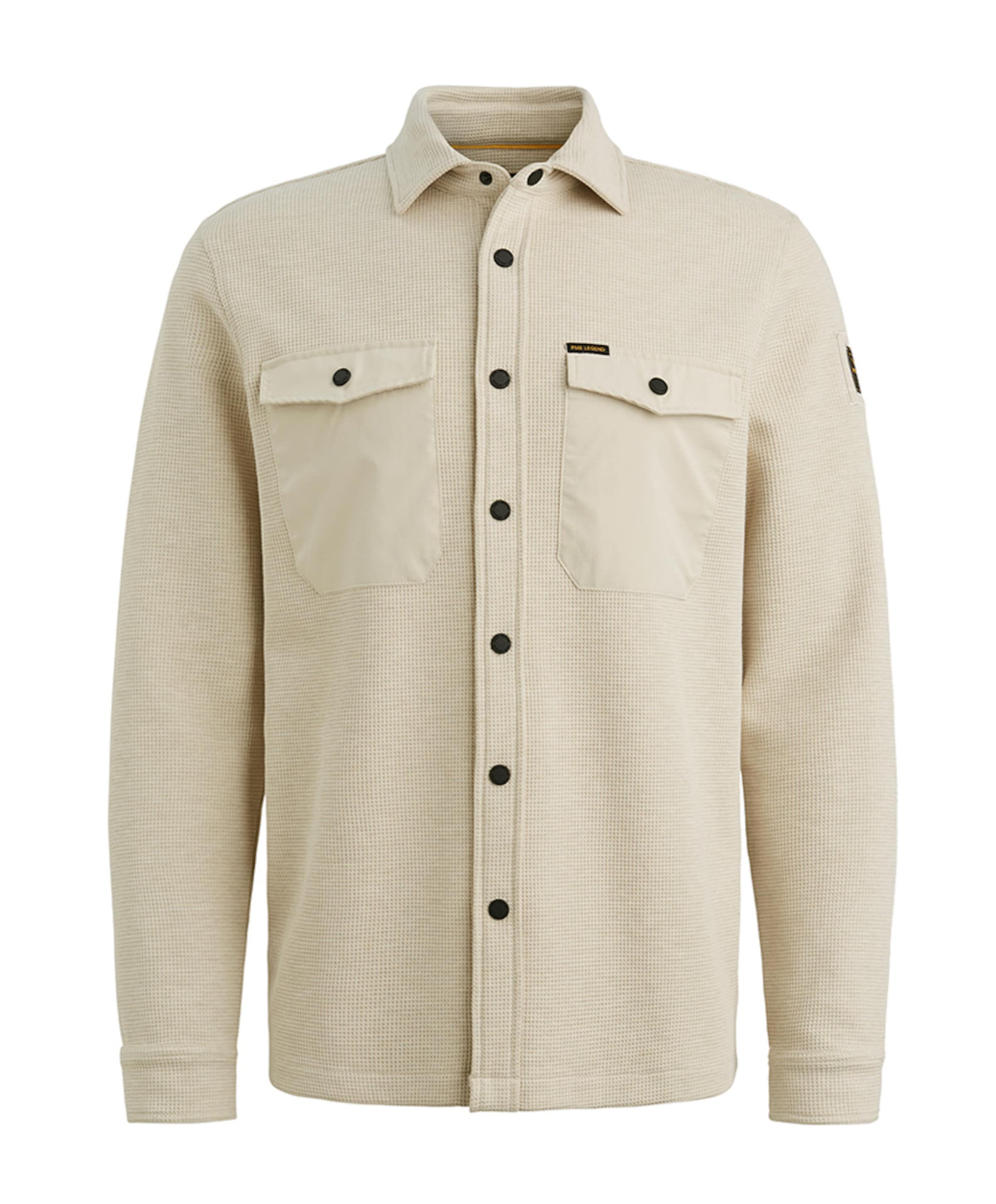 Heren overhemd lange mouw ecru