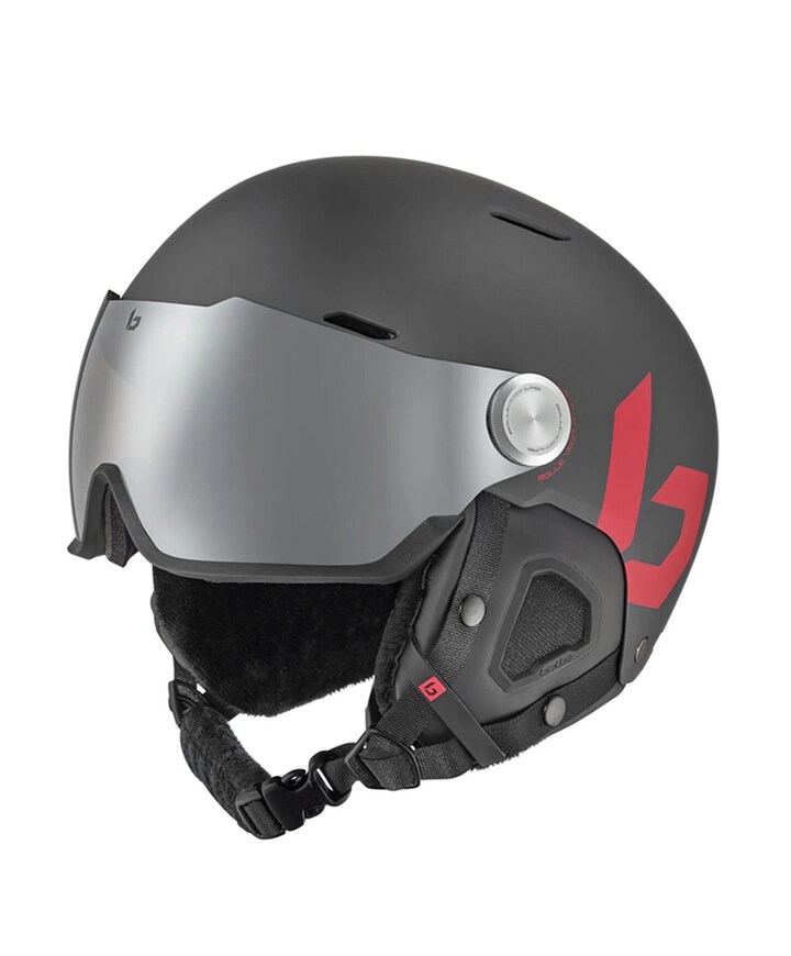 Skihelm uniseks grijs