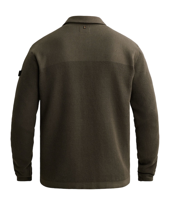 Heren overshirt groen