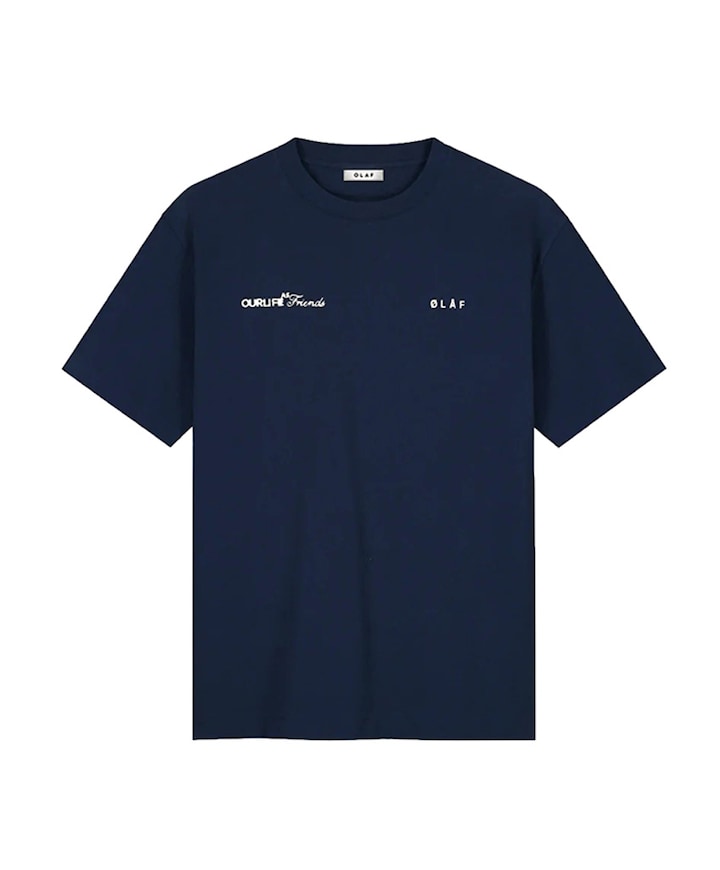 Heren polo blauw