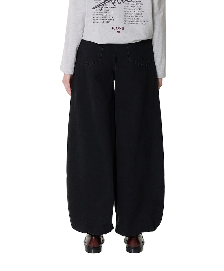 Denim Harem Tall Black dames jeans zwart